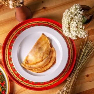 Блины с красной икрой