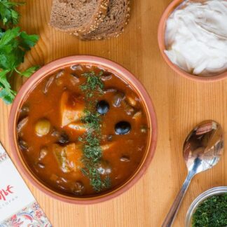 Солянка сборная грибная (белые и красные грибы, опята, шампиньоны, моховики)