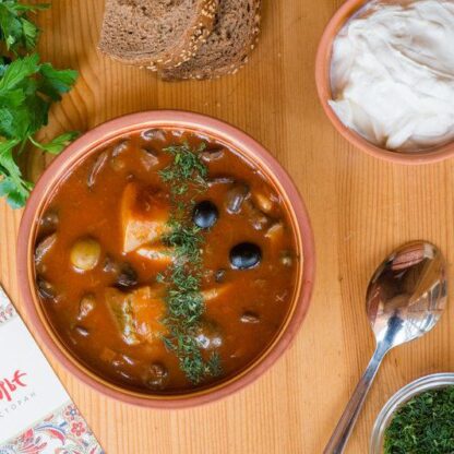 Солянка сборная грибная (белые и красные грибы, опята, шампиньоны, моховики)